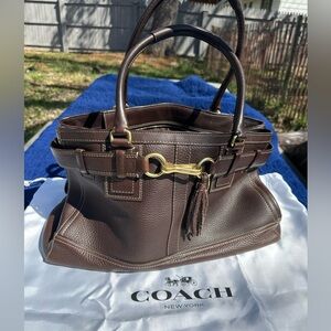 Hamptons Weekend Leather Hobo (10216), Maple pebbled leather